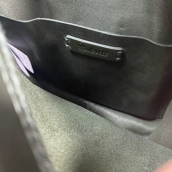 Madewell leather crossbody bag green - Picture 5 of 10